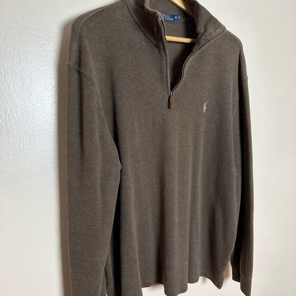 CLEARANCE! Men’s Brown Polo Ralph Lauren Sweater Size XL VGUC - Picture 3 of 5